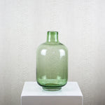 Yarlington Green Glass Vase, Tall