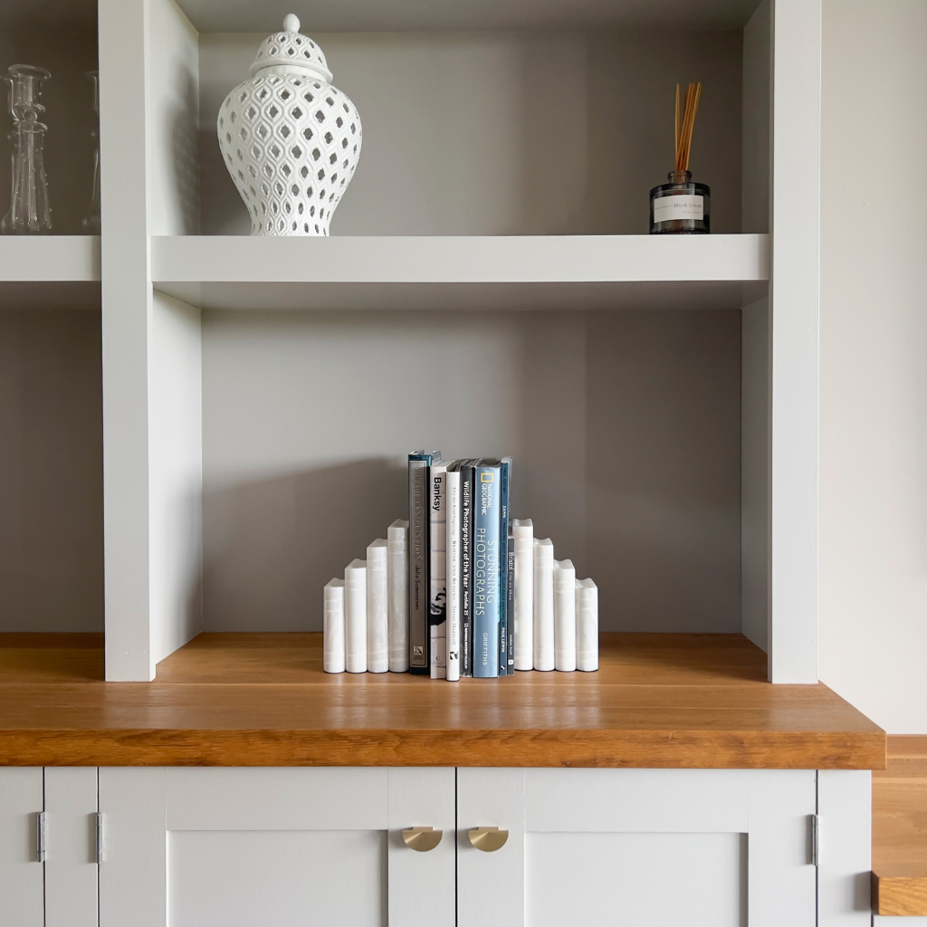 Bespoke joinery wall with accessories